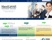 Tablet Screenshot of nextlevelis.com